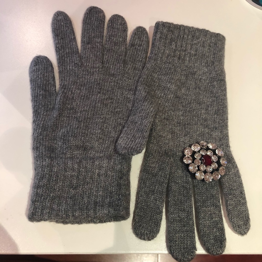 Women Gloves with Crystal